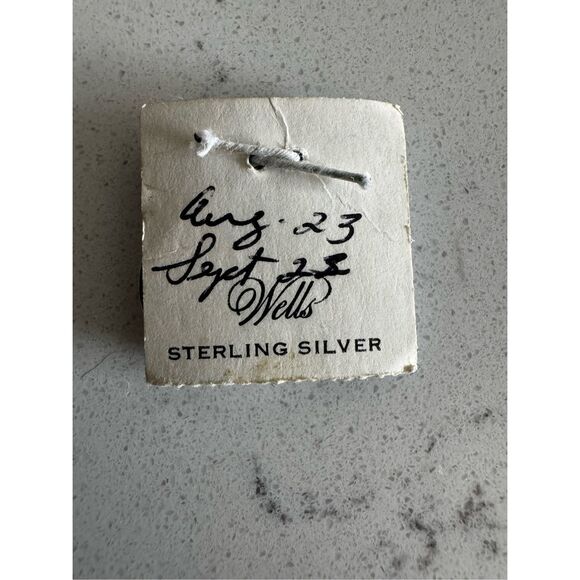 Vintage Anson Sterling Silver Virgo Zodiac Sign Pendant Charm - Picture 3 of 5